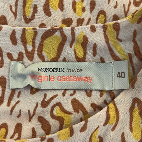 Virginie Castaway Leopard Print Casual Summer Spring Sheath Dress Size Large - Picture 7 of 8